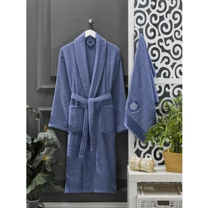 Lavanta Havlulu Bornoz 2li Set