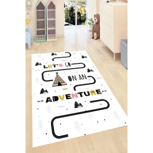 Cappio Halı Oyun Temalı Adventure Halı Makinede Yıkanabilir