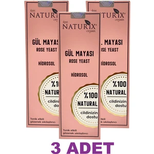 Doğal Tonik Etkili Gül Suyu 250 ml 3 Adet