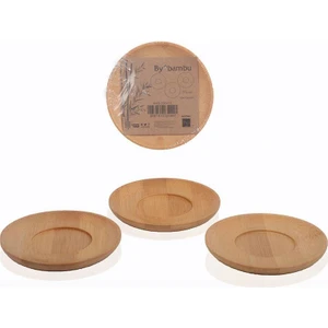Bambu Yuvarlak 6'lı Çay Tabağı 10 cm