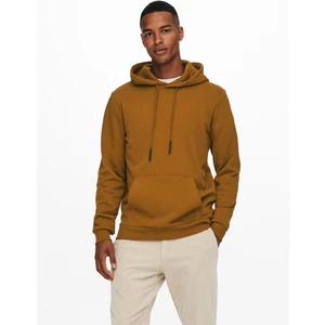 Only & Sons Ceres Life Hoodie Sweat Noos Erkek Kahverengi Sweatshirt 22018685-15