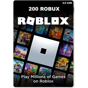 200 Robux 3 USD