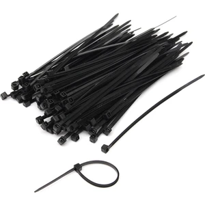 Kablo Bağı (Cırt Kelepçe) Siyah 2.5X200