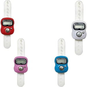 Eminönü Toptancı Yüzük Zikirmatik - Dijital Tesbih Karışık Renk - 4 Adet