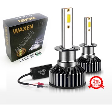 Waxen F2 LED Xenon Zenon Far Ampulü 6000 Lümen 6500K Şimşek Fiyatı