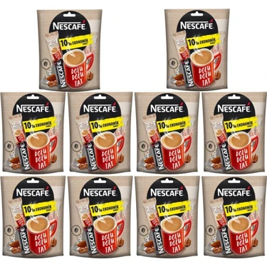 Nescafe 2 Si 1 Arada 10 'lu  x 10