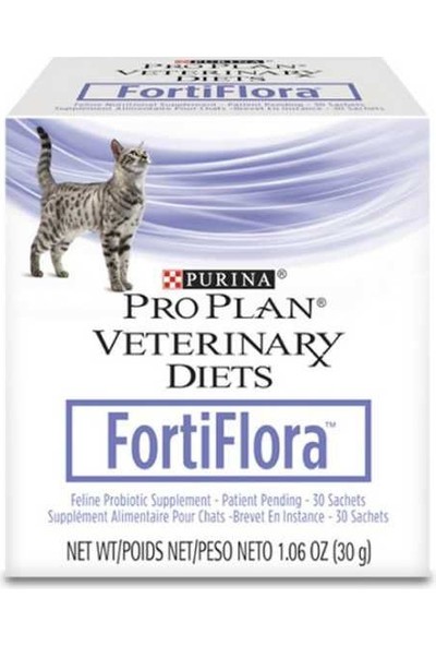 Purina Fortiflora Proplan Kediler Için Probiotic Takviyesi 30X1 gr