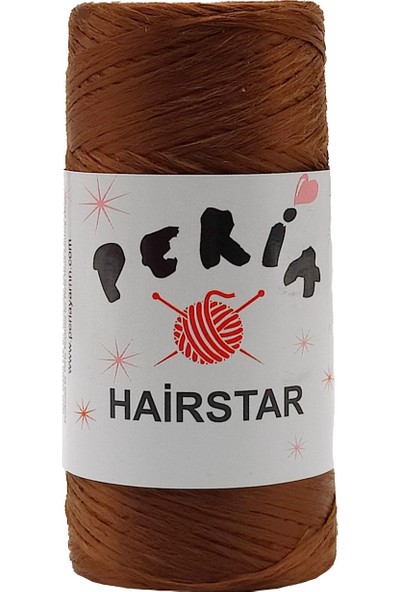 Peria Hairstar Amigurumi Saç İpi Açık Kahve 100 gr