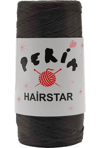 Peria Hairstar Amigurumi Saç İpi Antrasit 100 gr