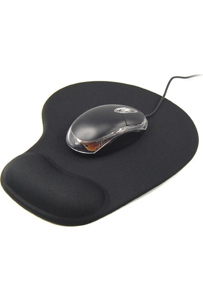Bilek Destekli Mouse Pad - Gamer Kaydırmaz Silikon Jel Oyun Ped