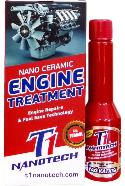 Nanotech T1 Nano Ceramic Motor Onarıcı Yenileyici - Yağ Katkısı 70 ml