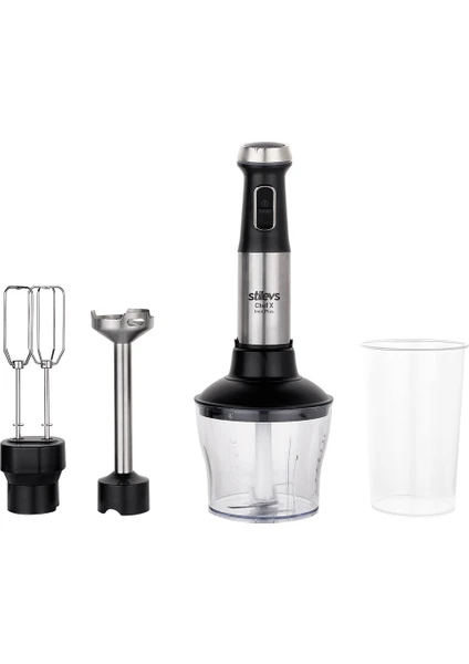 Chef x Plus  El Blender Seti Inox