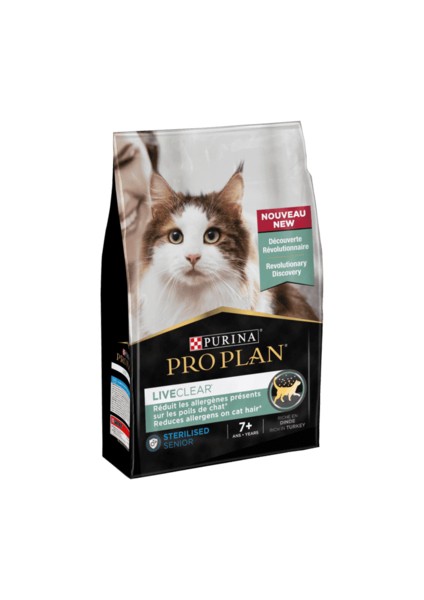 Pro Plan PRO PLAN® LIVECLEAR® 7+ Sterilised Hindili Kısırlaştırılmış Kedi Maması 1.4 Kg