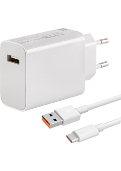 Poco X3 Turbo Şarj Aleti 33W 4.0 Mdy 11 Adaptör + Type C Kablo