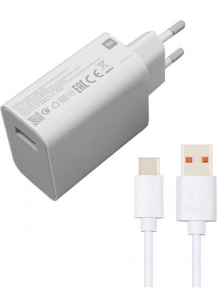 Poco X3 Turbo Şarj Aleti 33W 4.0 Mdy 11 Adaptör + Type C Kablo
