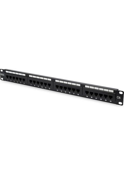 Dıgıtus 1u 24PORT Cat6 Utp Bakır Patch Panel DN-91624U