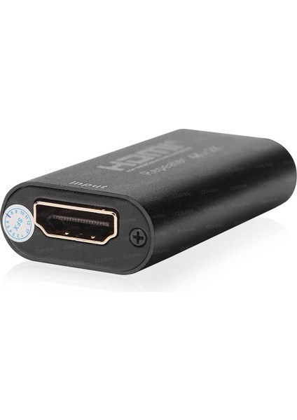 1port DK-HD-E102 1port HDMI (Giriş) 1port HDMI (Çıkış) 1920X1080 HDMI Repeater 40METRE Mesafeye Kadar