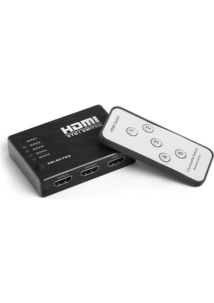 5port DK-HD-SW4X1 5port HDMI (Giriş) 1port HDMI (Çıkış) 1920X1080 HDMI Switch