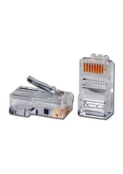 Cat6 Utp COD645 RJ45 100LÜ Paket Plastik Konnektör