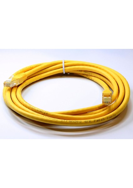 3m Cat6 Utp Lszh Saf Bakır Sarı Patch Kablo