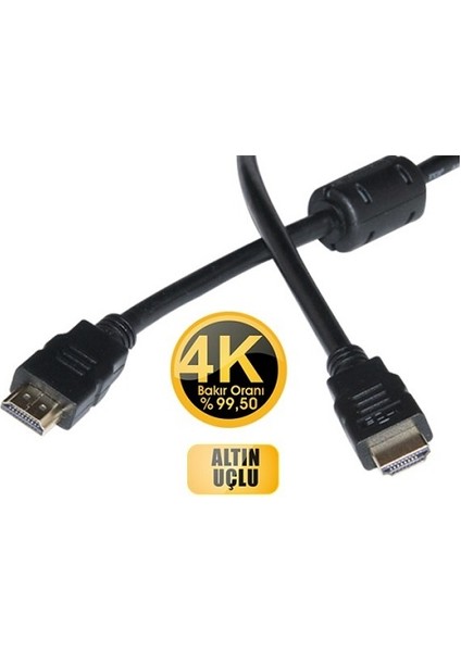 IMHD-50T 5metre HDMI Görüntü Kablosu 3D Gold 1.4V 4K