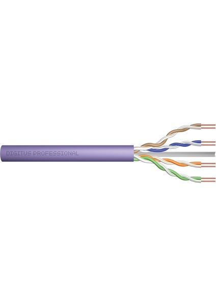 Dıgıtus Cat6 Utp 23AWG Gri 500M Makara Saf Bakır Kablo 0.50MM DK-1613-VH-5-GR