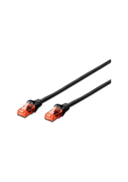Dıgıtus 1m Cat6 Utp DK-1617-010/BL Siyah Patch Kablo