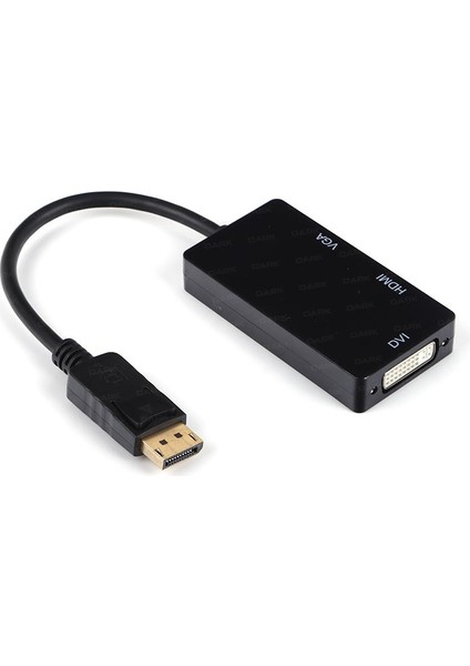 Dk-Hd-Adpx3 0.15METRE Dp-Vga_dvı_hdmı Çevirici Adaptör Siyah