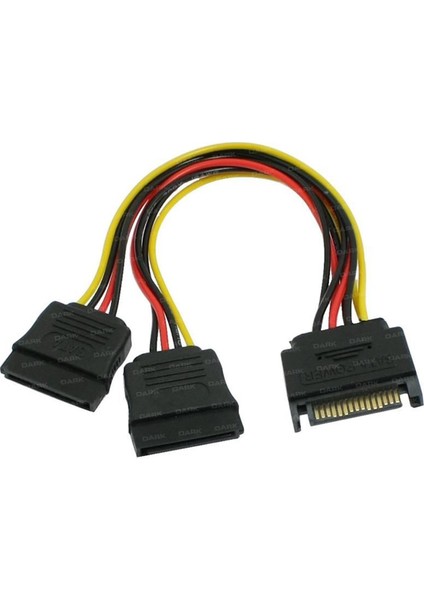 DK-CB-P202 Sata-2xsata Güç Kablo