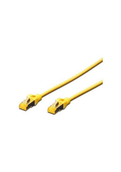 Dıgıtus DK-1644-A-020/Y 2mt S/ftp CAT6A Patch Kablo Sarı Halogenfree, Cu, Awg 26/7