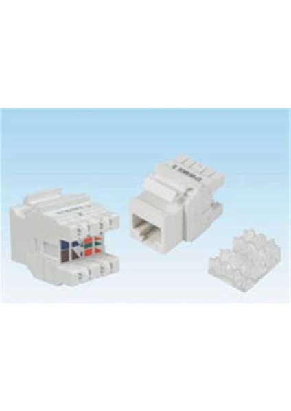 EAC-C6UTP-JCK 180 Derece ( Zırhsız) Cat6 Keystone Jack