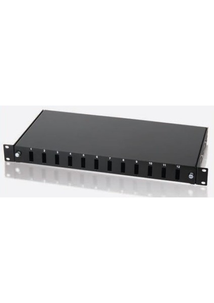 Bls PPR12PSCDX 1u 19" 12 Port Sc Dx Fiber Optik Rack Tipi Dublex Patch Panel