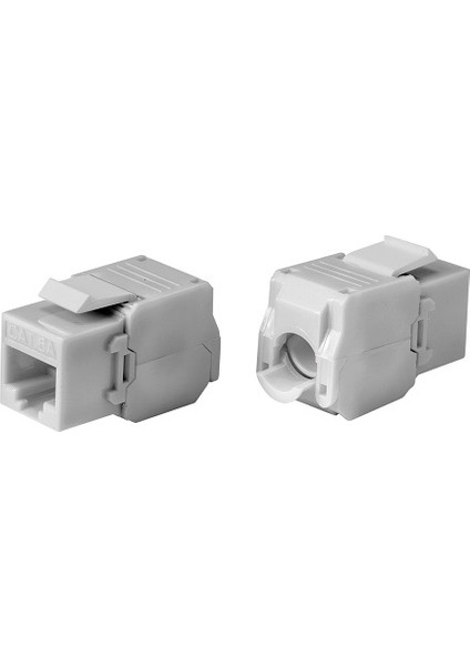 U-K180W 180 Derece Kelebek Tip Cat6 Keystone Jack