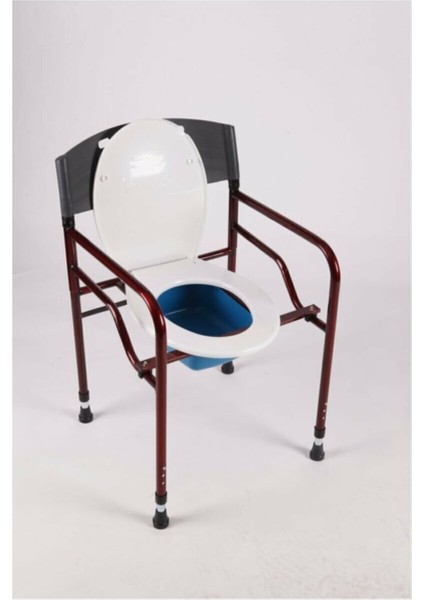 Katlanır Klozet Yükseltici - Komot - Hasta Tuvalet Sandalyesi Seyyar Hasta Tuvaleti