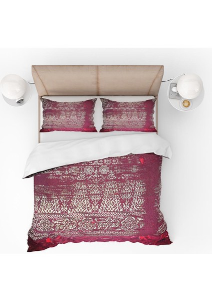 Vintage Damask 3D Nevresim Takımı Tek Kişilik