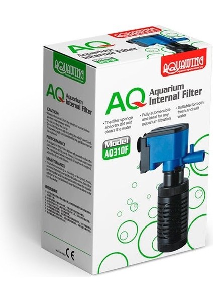 AQ310F-AQUAWING Akvaryum Iç Filtre 4W 400L/H