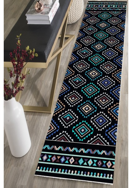 Cappio Kilim Desenli Peru Stili Halı (Makine'de Yıkanabilir)