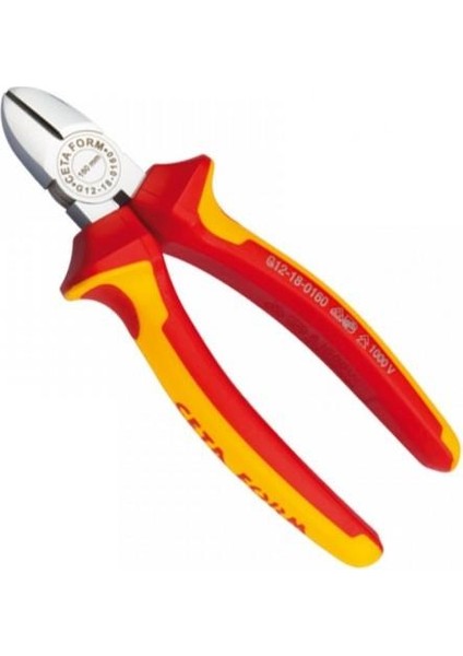 1000 V Elektirikçi Yan Keski 180 mm 7"