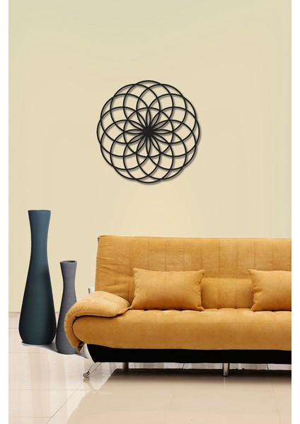 Torus Siyah Dekoratif Tablo 20X20CM