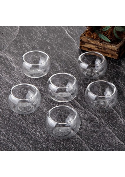 Ily Çift Cidarlı Borosilikat Sosluk 35 ml 6 Adet