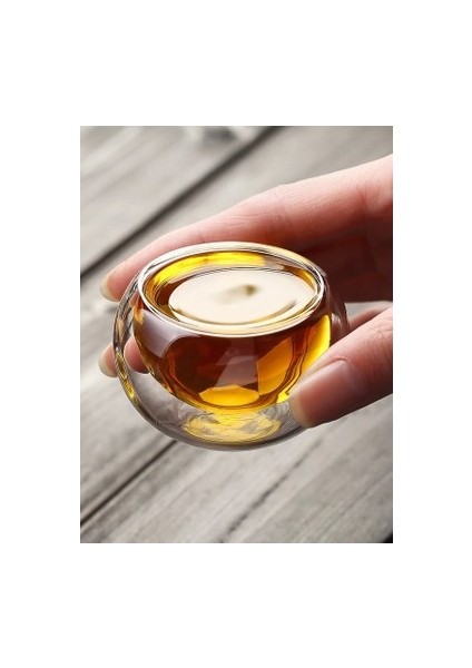 Ily Çift Cidarlı Borosilikat Sosluk 35 ml 6 Adet