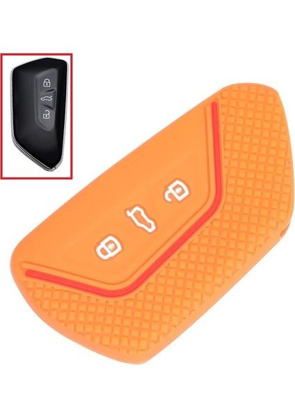 Yeni Seat Leon 2021 ve Sonrası Silikon Anahtar Kılıf / Anahtar Kabı + Anahtarlık