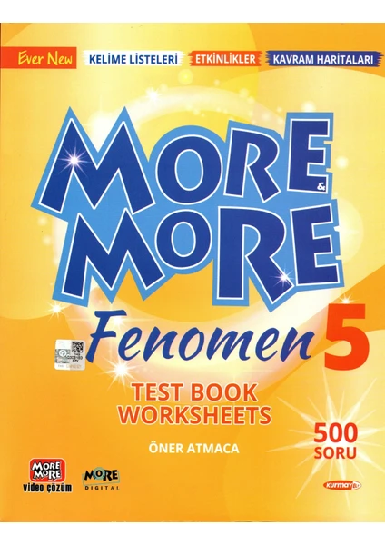 Kurmay Yayınları 5.Sınıf Fenomen English Test Book Worksheets 2022