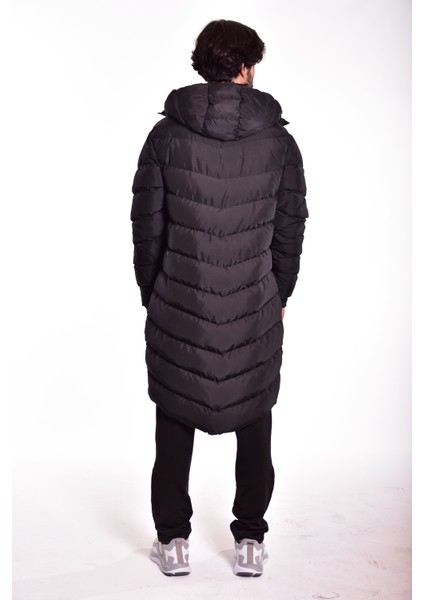 Kaban Erkek Siyah-Long Coat Iı WN-R9891
