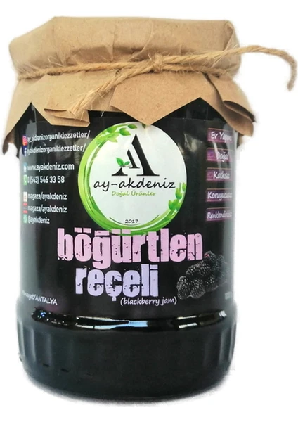 Ay Akdeniz Böğürtlen Reçeli 1 kg