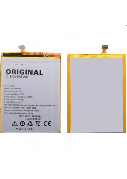 Discovery Air Uyumlu General Mobile BL-N2000B 2100 Mah Batarya