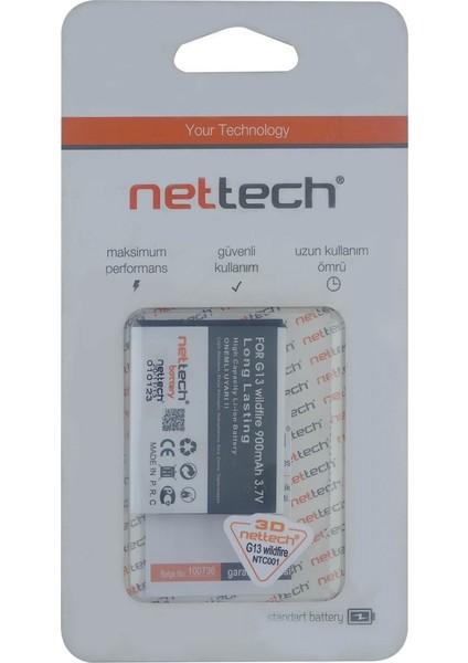 Htc Wildfire Uyumlu NTC001 900 Mah Batarya fiyatları