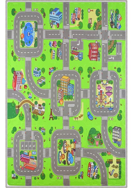 Dekoratif Özel Tasarım Yıkanabilir Ince Leke Tutmaz Modern Eğlenceli Çocuk Halısı fırsatları