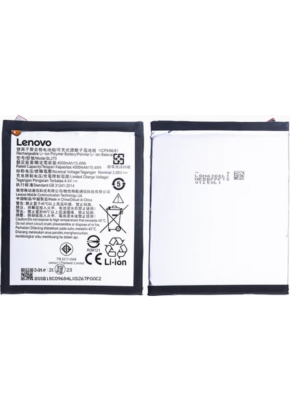 K6 Note Uyumlu Lenovo BL270 4000 Mah Batarya