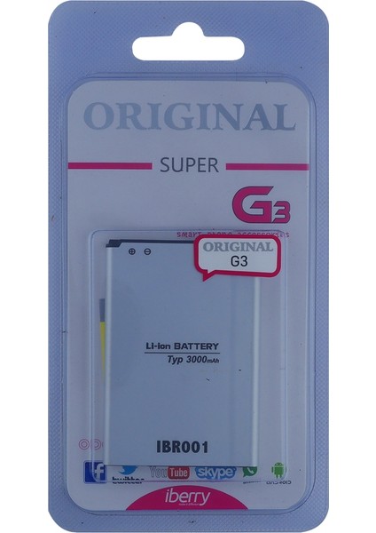 Lg G3 Için Lg BL53YH 3000 Mah Batarya